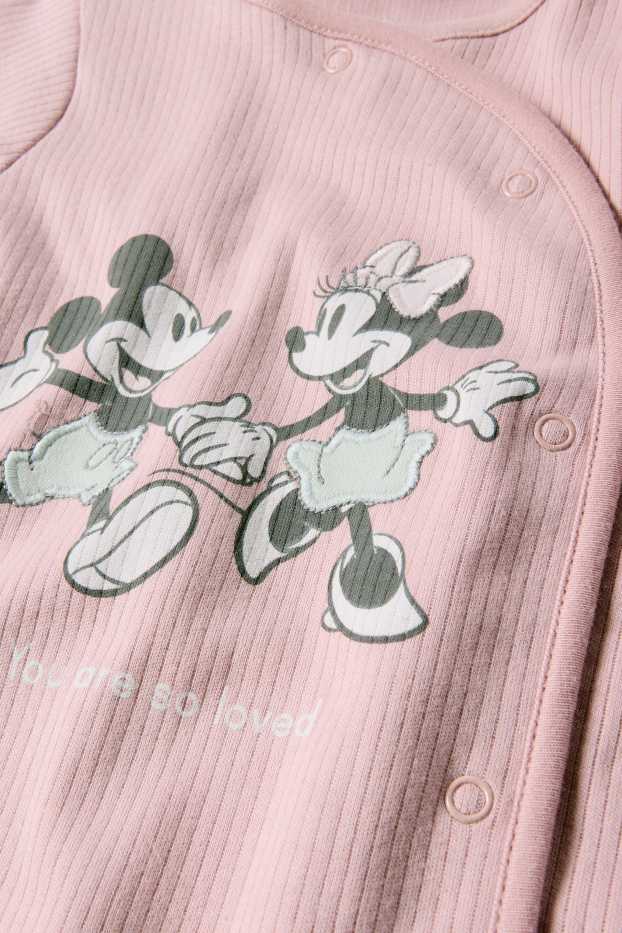 Bébés filles - Disney - pyjama bébé - côtelé - rose