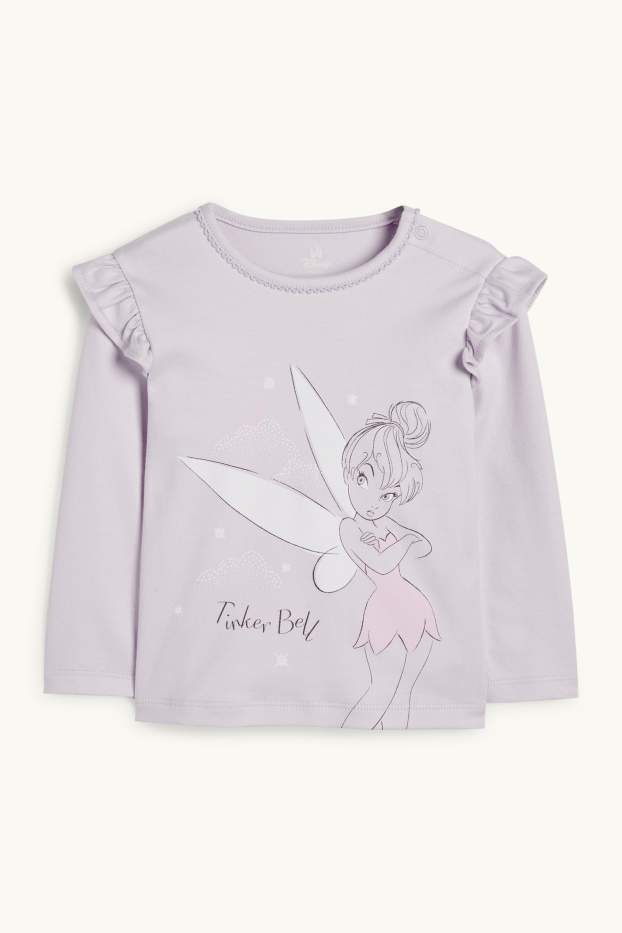 Baby: meisjes - Tinkerbel - babypyjama - 2-delig - lichtpaars