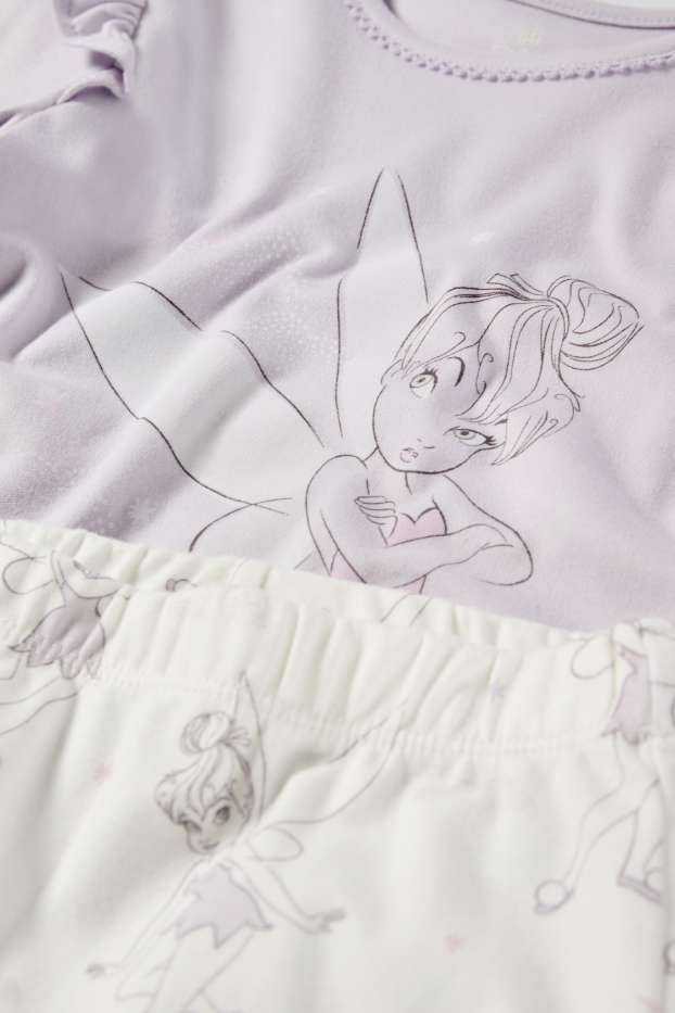 Baby: meisjes - Tinkerbel - babypyjama - 2-delig - lichtpaars
