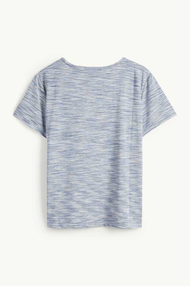 Femmes - Haut de sport - protection UV - bleu