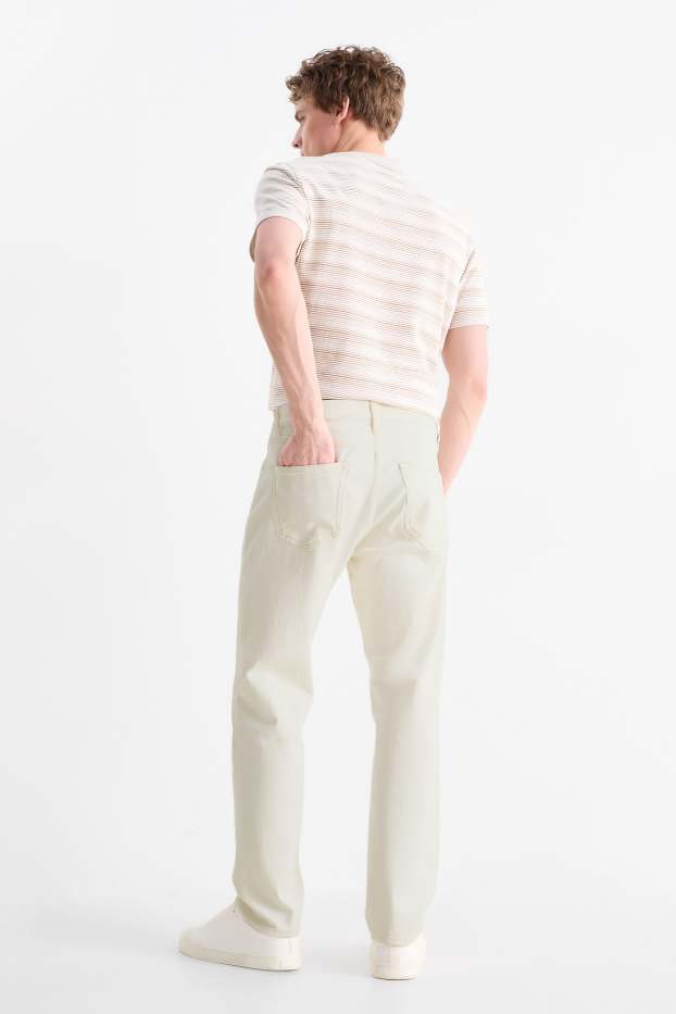 Hommes - Regular jean - LYCRA® - blanc crème