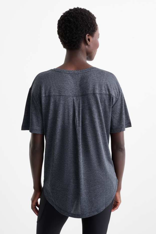 Donna - T-shirt sportiva - blu scuro