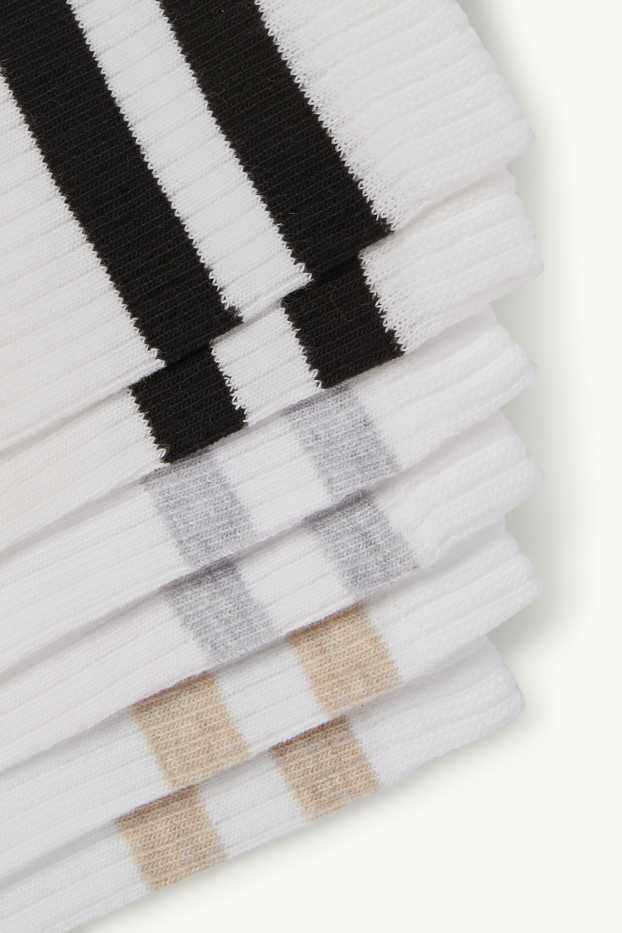 Women - Multipack of 3 - socks - ribbed - white