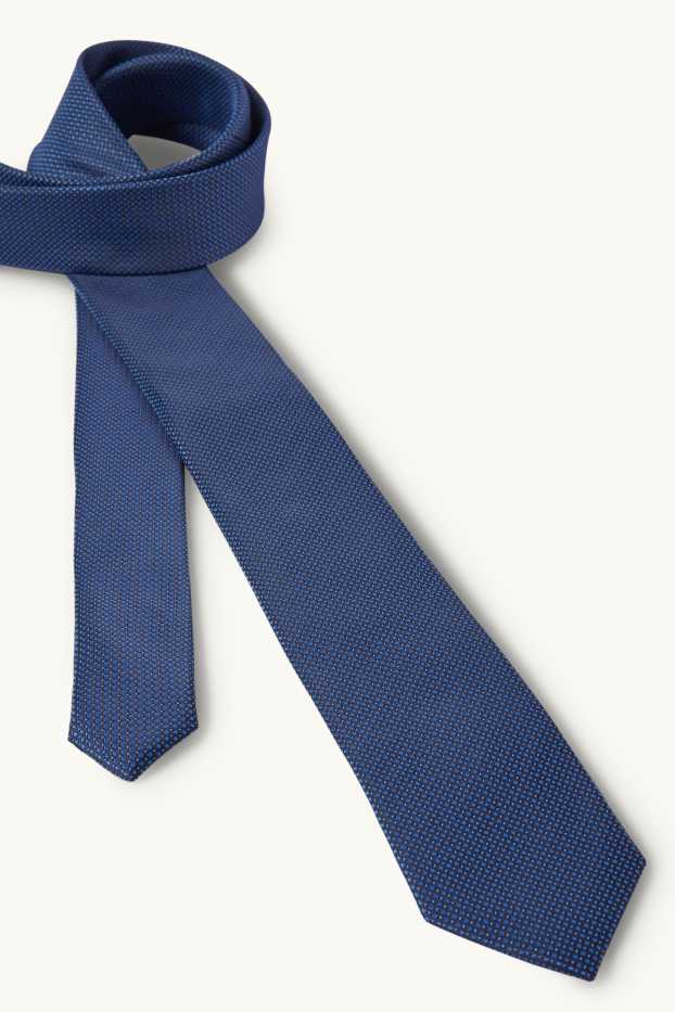 Herren - Krawatte - dunkelblau