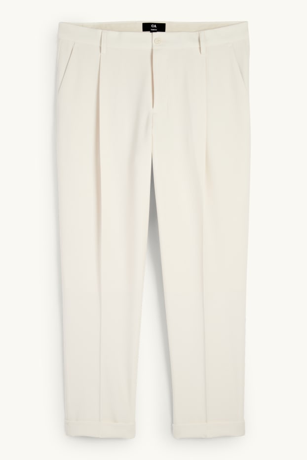 Home - Pantalons combinables - slim fit - Flex - blanc trencat