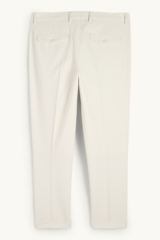 Home - Pantalons combinables - slim fit - Flex - blanc trencat