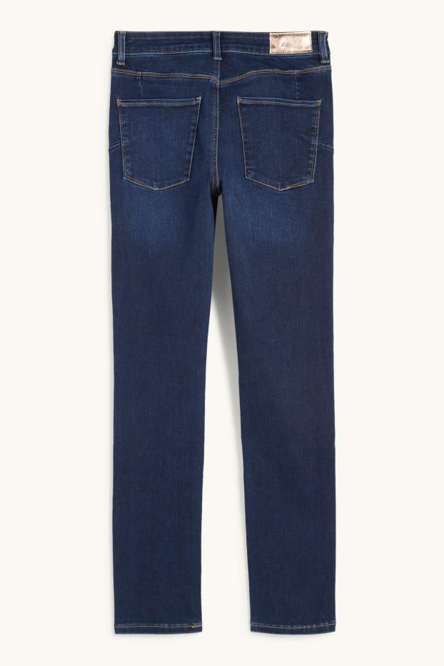 Femmes - Slim jean - mid waist - shaping jean - LYCRA® - jean bleu