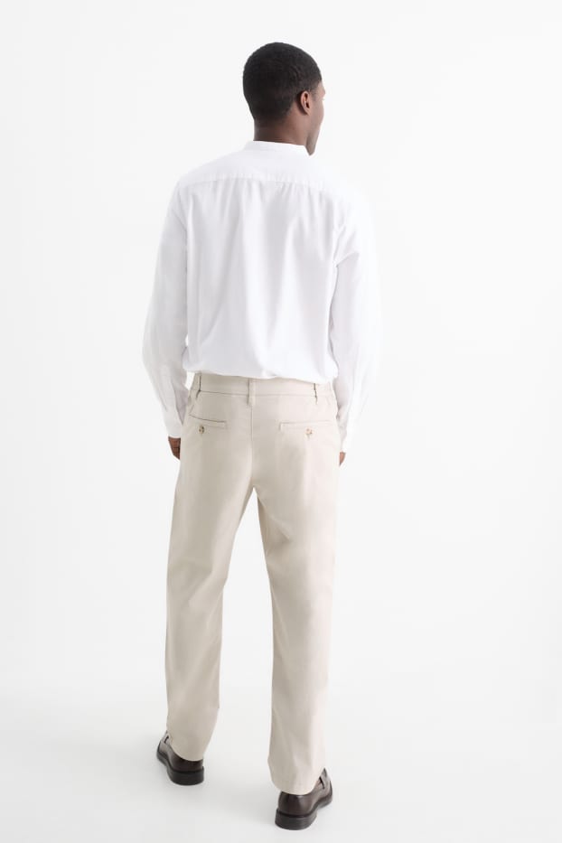 Bărbați - Chino - tapered fit - bej deschis
