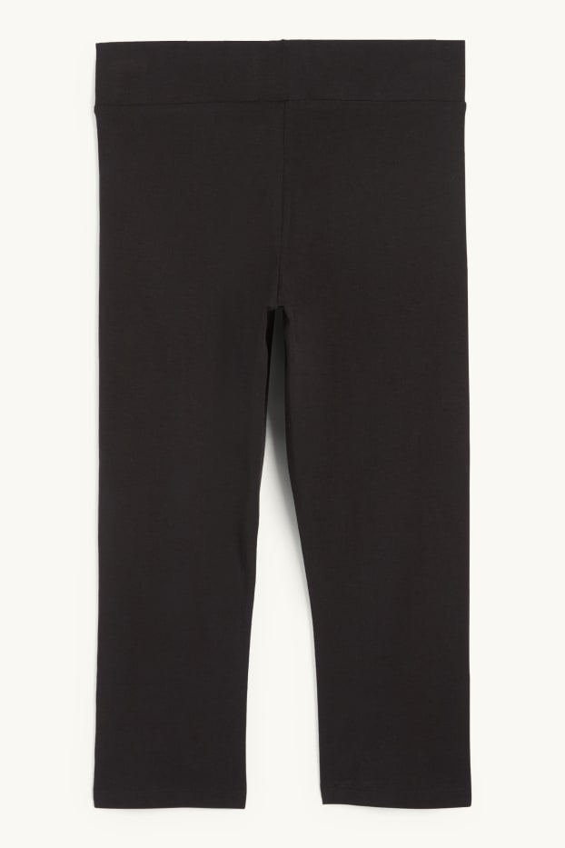 Dámské - Multipack 2 ks - capri legíny basic - černá