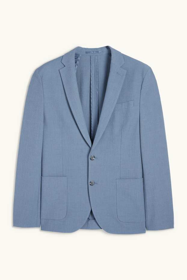 Hommes - Veste de costume - slim fit - bleu
