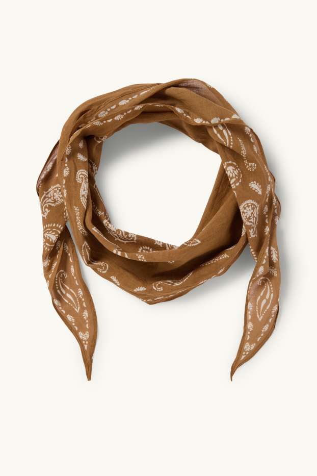 Women - Neckerchief - brown