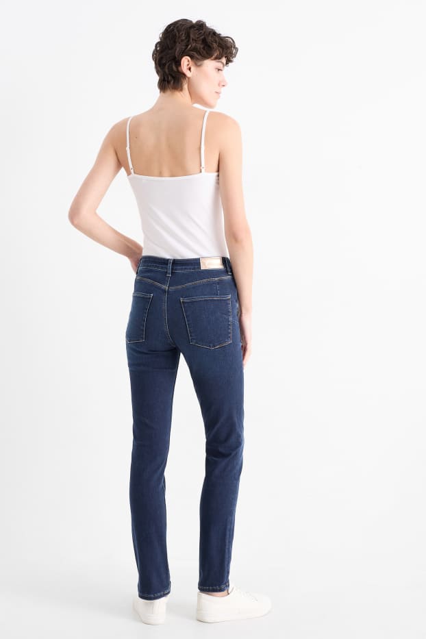 Femmes - Slim jean - mid waist - shaping jean - LYCRA® - jean bleu