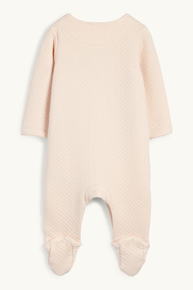Neonate - Cip e Ciop - pigiama per neonati - tramato - beige chiaro