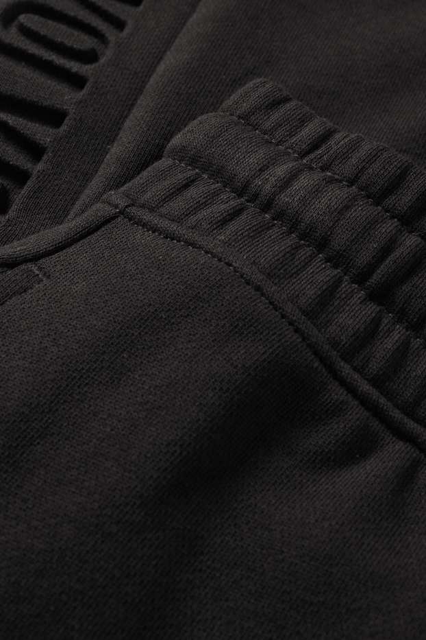 Hommes - Short en molleton - noir