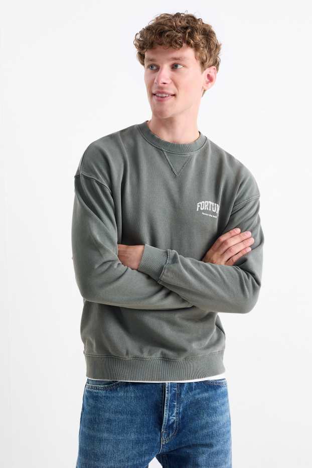 Hommes - Sweat - gris