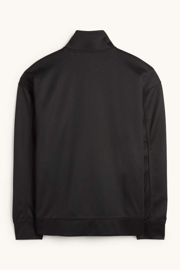 Hommes - Sweat zippé de sport - noir