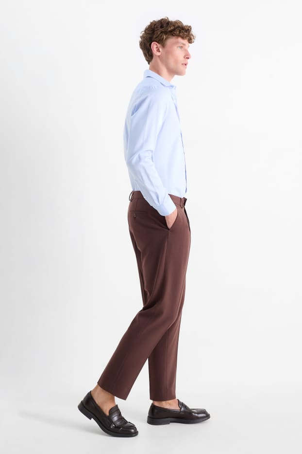 Herren - Baukasten-Hose - Slim Fit - dunkelbraun