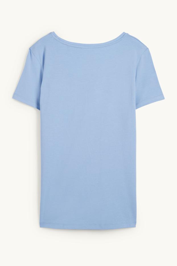 Donna - T-shirt - slim fit - blu
