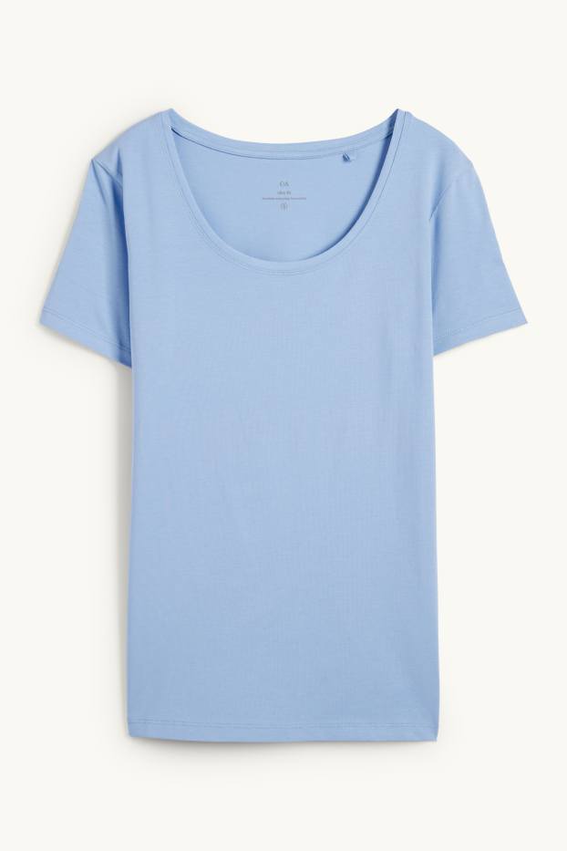 Donna - T-shirt - slim fit - blu