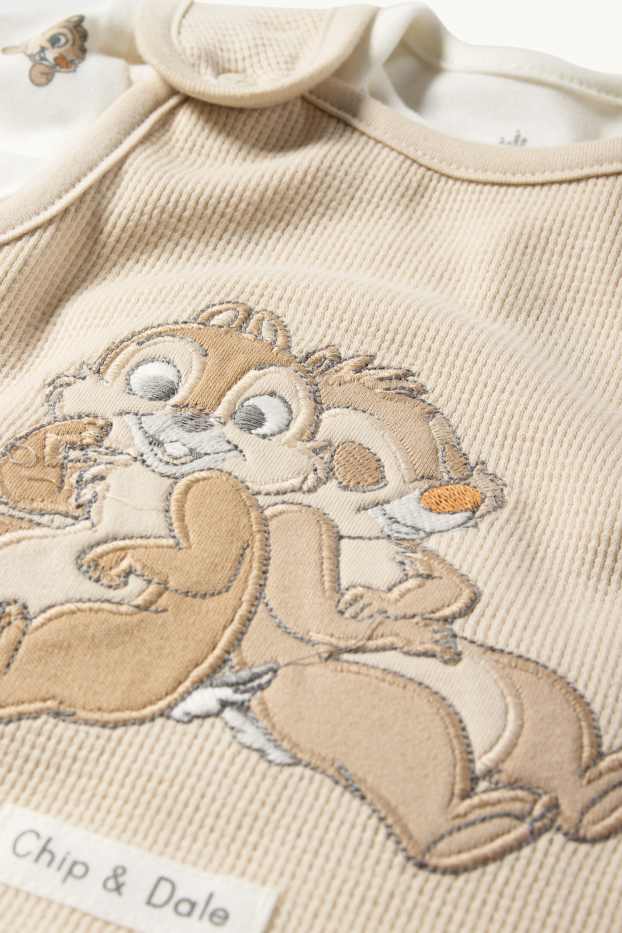 Unisex - Chip ‘n’ Dale - romper set - 2 piece - light beige