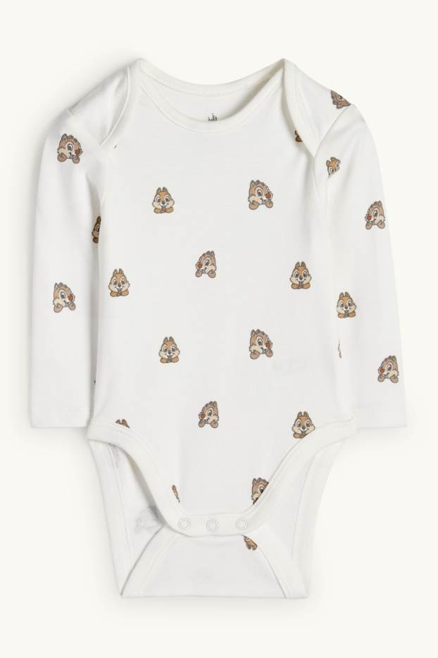 Unisex - Chip ‘n’ Dale - romper set - 2 piece - light beige