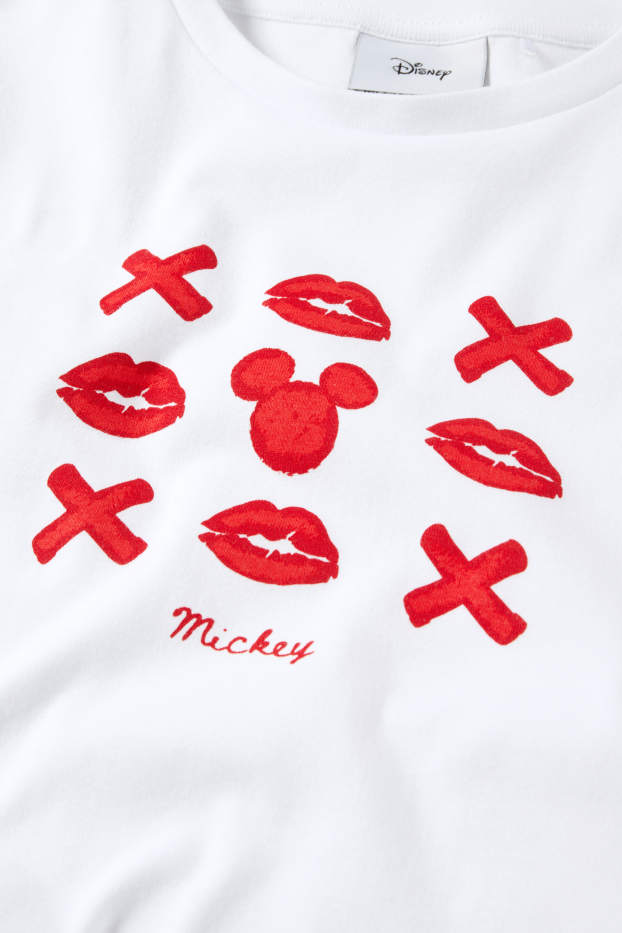 Dámské - Tričko - Mickey Mouse - bílá
