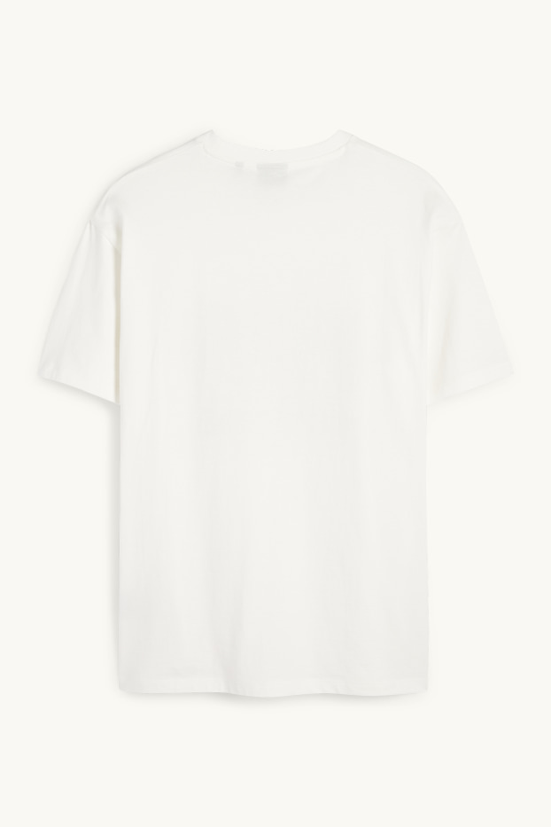 Mężczyźni - T-shirt - biały