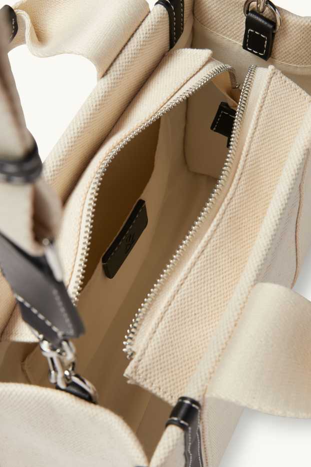 Donna - Borsa a tracolla con spallaccio staccabile - beige chiaro