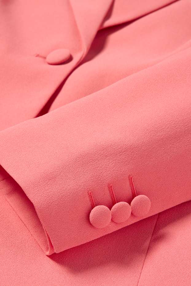 Women - Business blazer - fitted - pink