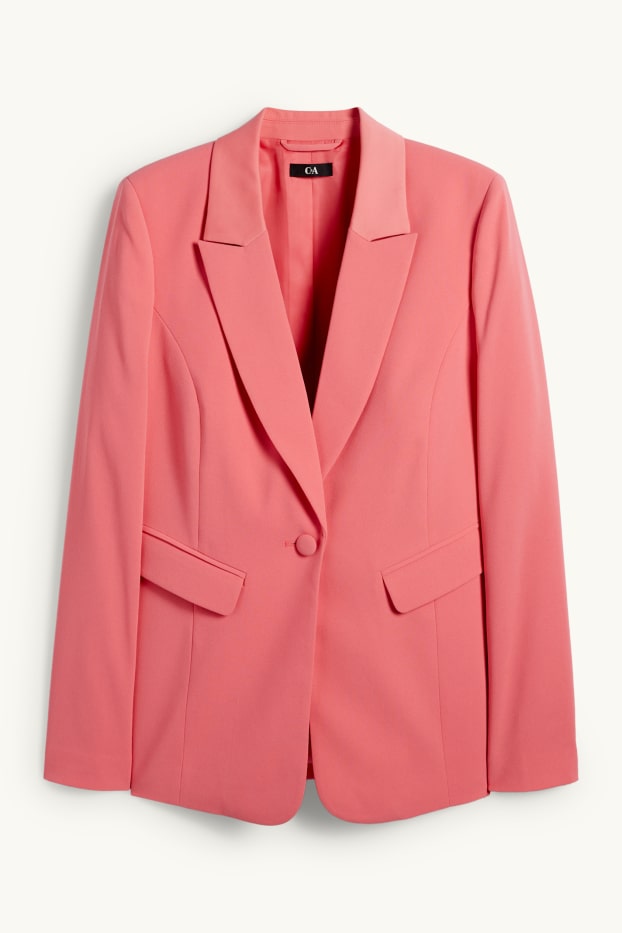 Women - Business blazer - fitted - pink