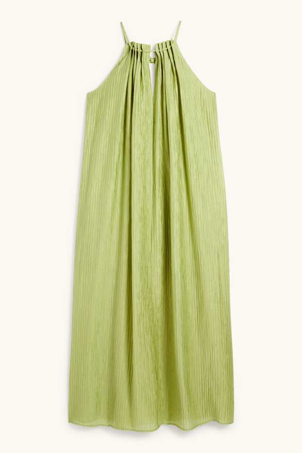 Femmes - Robe évasée - vert clair