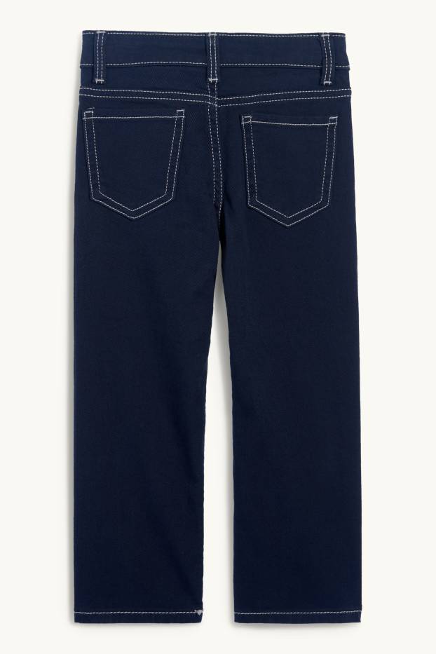 Kinderen: jongens - Straight jeans - jeansdonkerblauw
