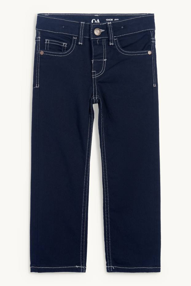 Kinderen: jongens - Straight jeans - jeansdonkerblauw