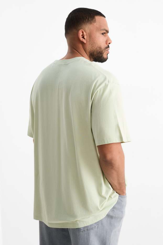 Heren - T-shirt - mintgroen