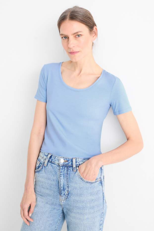 Donna - T-shirt - slim fit - blu