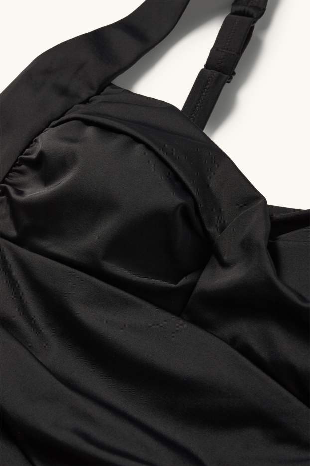 Femei - Costum de baie cu pliuri - vătuit - LYCRA® XTRA LIFE™ - negru