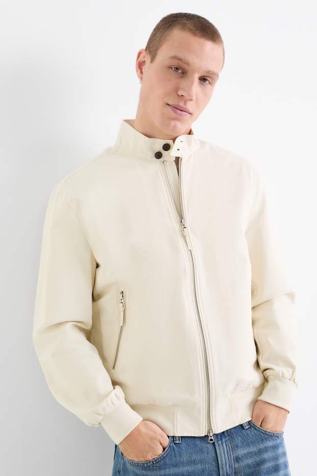 Hommes - Blouson - blanc crème