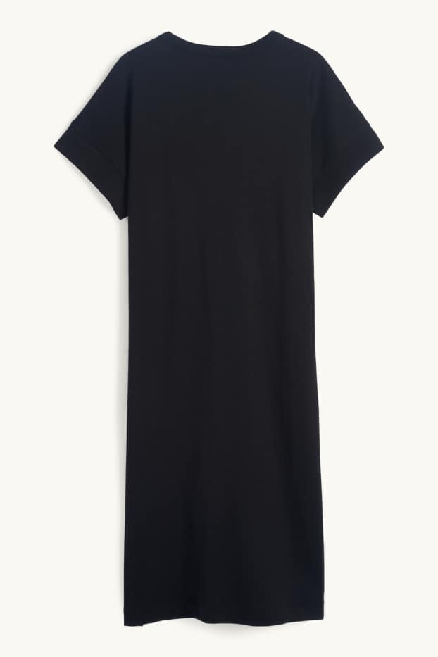 Donna - Vestito a t-shirt - nero