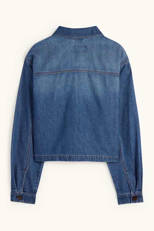 Damen - Jeansjacke - dunkeljeansblau