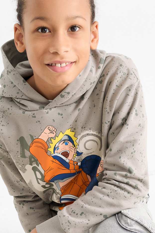 Children Boys - Naruto - hoodie - gray