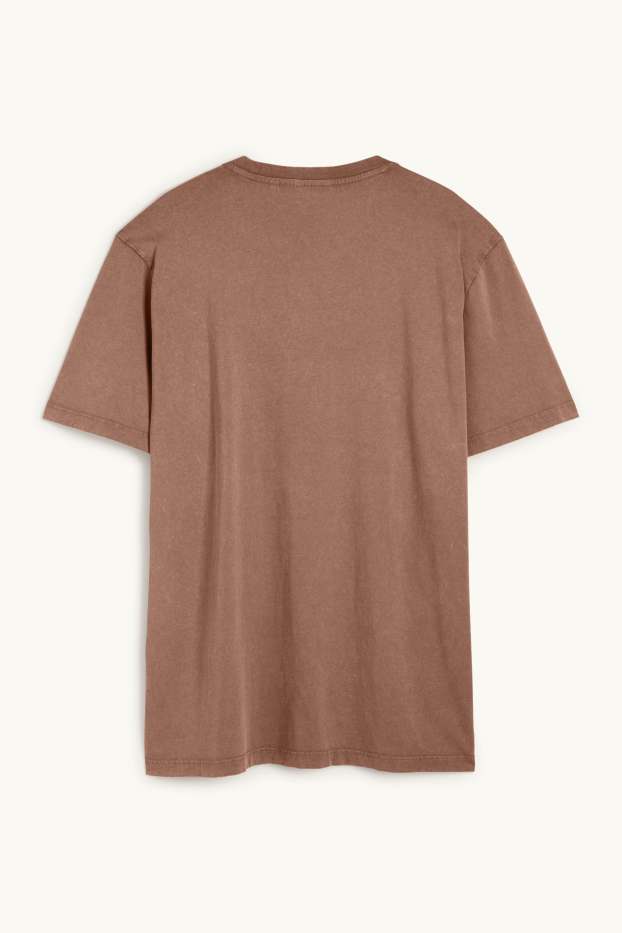 Herren - T-Shirt - braun