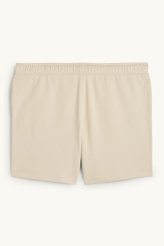 Home - Pantalons curts de xandall - beix clar