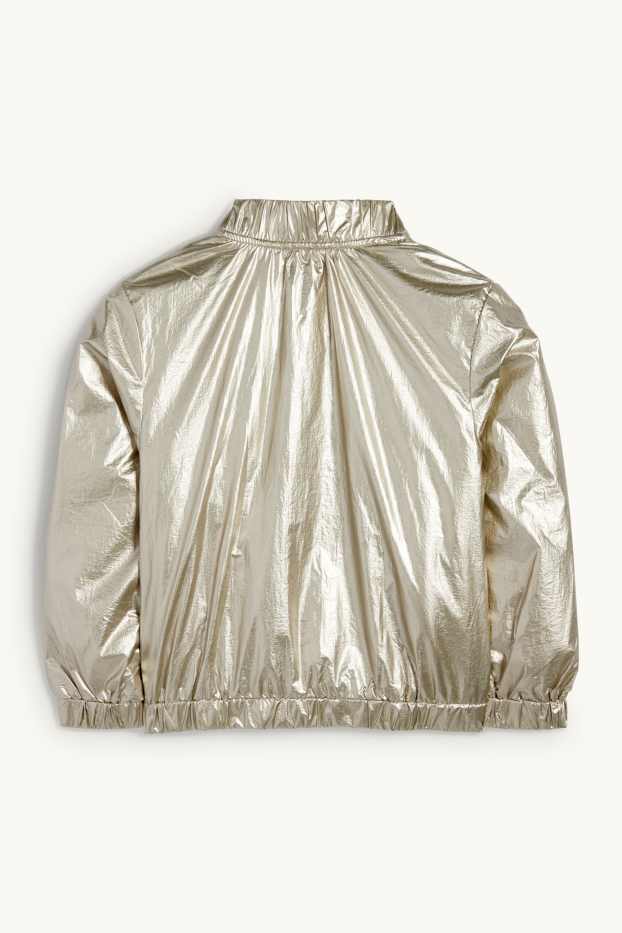 Enfants filles - Blouson - brillant - or