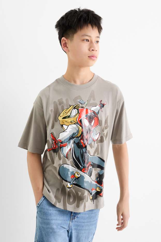 Enfants garçons - Spider-Man - T-shirt - gris