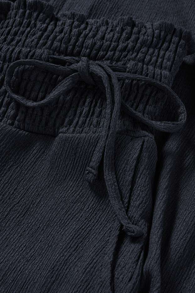 Dames - Zwangerschapsbroek - palazzo - zwart