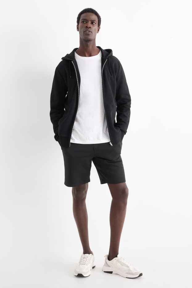 Home - Pantalons curts de xandall - negre