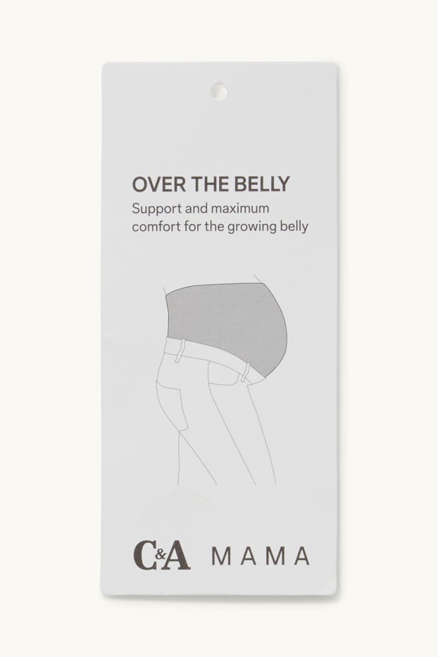 Dámské - Multipack 2 ks - těhotenské cyklistické šortky - černá/růžová