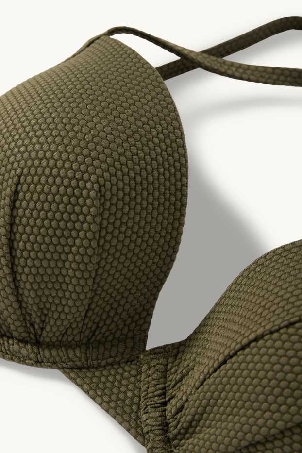 Femmes - Haut de bikini à armature - ampliforme - LYCRA® XTRA LIFE™ - vert foncé