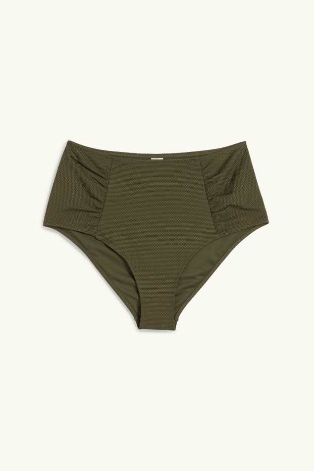 Dona - Calces de biquini - high waist - LYCRA® XTRA LIFE™ - verd fosc