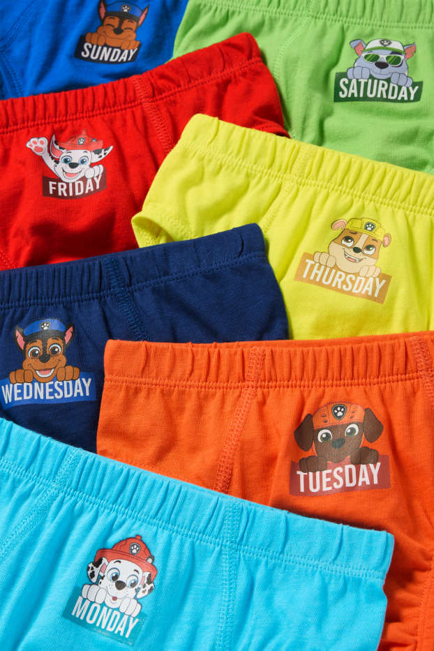 Bambini - Confezione da 7 - PAW Patrol - Chase, Marshall, Rubble - slip - colorato